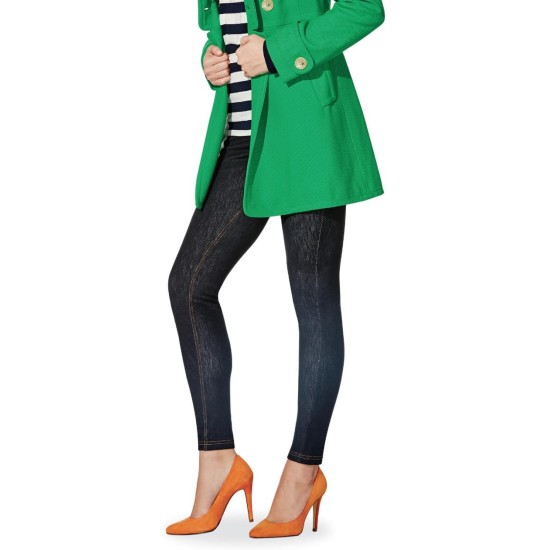 No Nonsense Womens Stretch Denim Leggings with Pockets