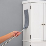 Retractable Gap Dust Cleaner with Extension Pole, Cleaning Tools with 3 Microfiber Dusting Cloths, Extendable Long Handle Duster for Cleaning Under Refrigerator Furniture Appliance Retractable Gap Dust Cleaner with Extension Pole, Cleaning Tools with 3 Microfiber Dusting Cloths, Extendable Long Handle Duster for Cleaning Under Refrigerator Furniture Appliance
