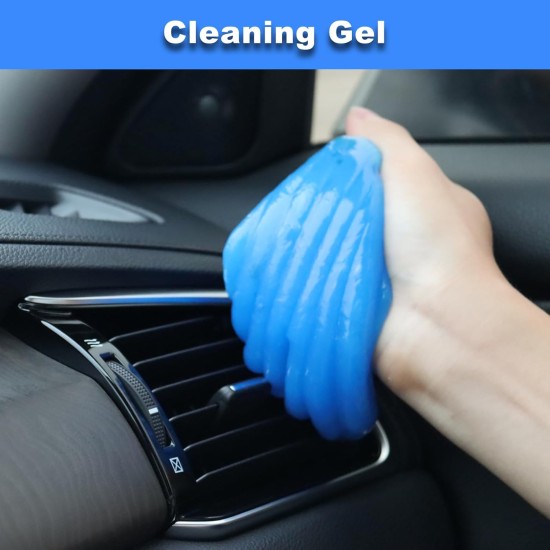 Windshield Cleaner Tool, 15Pcs Car Interior Detailing Kit, Car Cleaning Kit Interior Cleaner, Car Detailing Brushes, Car Cleaning Gel, Car Cleaning Supplies Tools Accessories for Women, Men, Interior
