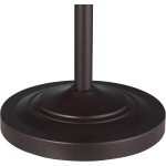 360 Lighting Carter Traditional Table 3 Piece Floor and Table Lamp Set Bronze Metal Oatmeal Drum Shade Decor for Living Room Bedroom House Bedside Nightstand Home Office Reading Family