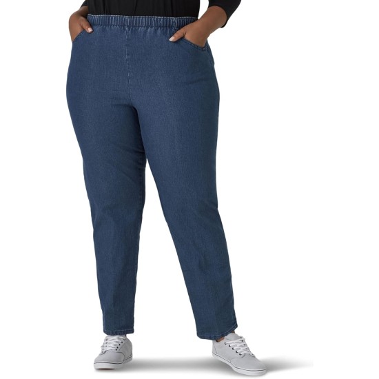 Chic Classic Collection Women's Plus Size Pull-On Pant