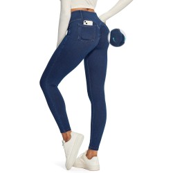 IUGA Butt Lifting Jeans for Women Trendy High Waisted Stretchy Women Jeans Skinny Jeggings Tummy Control with Pockets