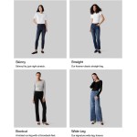 Gap Womens High Rise 90s Straight Fit Denim Jeans