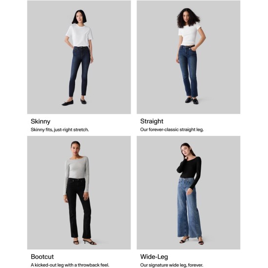Gap Womens High Rise 90s Straight Fit Denim Jeans
