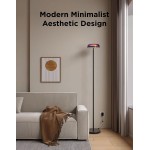 Govee Uplighter Floor Lamp for Living Room, RGBIC Ripple Projector, Floor Lamp for Bedroom, Compatible with SmartThings, Alexa, and Matter, LED Modern Corner Floor Light, Warm Cool White Standing Lamp
