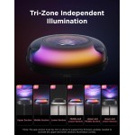 Govee Uplighter Floor Lamp for Living Room, RGBIC Ripple Projector, Floor Lamp for Bedroom, Compatible with SmartThings, Alexa, and Matter, LED Modern Corner Floor Light, Warm Cool White Standing Lamp