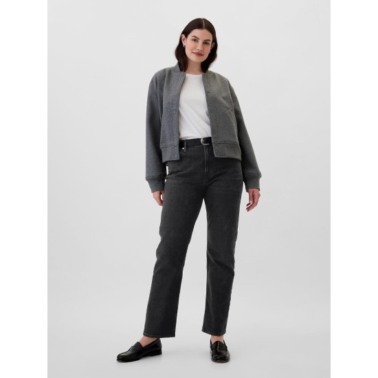 Gap Womens High Rise 90s Straight Fit Denim Jeans