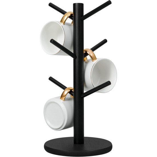 MyLifeUNIT Mug Holder Tree, Coffee Cup Holder with 6 Hooks (Black) | MyLifeUNIT, Mug Holder Tree, Coffee Cup Holder, 6 Hooks, Black MyLifeUNIT Mug Holder Tree, Coffee Cup Holder with 6 Hooks (Black) | MyLifeUNIT, Mug Holder Tree, Coffee Cup Holder, 6 Hooks, Black