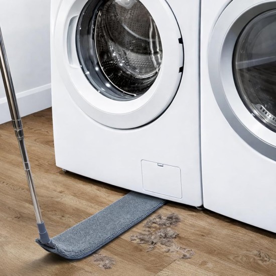 Retractable Gap Dust Cleaner with Extension Pole, Cleaning Tools with 3 Microfiber Dusting Cloths, Extendable Long Handle Duster for Cleaning Under Refrigerator Furniture Appliance Retractable Gap Dust Cleaner with Extension Pole, Cleaning Tools with 3 Microfiber Dusting Cloths, Extendable Long Handle Duster for Cleaning Under Refrigerator Furniture Appliance