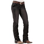 Flamingals Boot Cut Jeans for Women Mid Waist Straight Leg Jeans Trendy Jeans Denim Pants