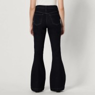 Amazon Essentials Women's High Stretch Flattering High-Rise Flare Jeans