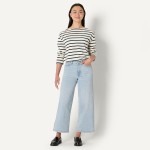 Amazon Essentials Women's High-Rise Wide Leg Crop Jeans Amazon Essentials Women's High-Rise Wide Leg Crop Jeans