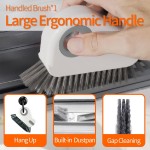 13Pcs Crevice Cleaning Brush Set, Window Groove Cleaning Brush Kit Hard Bristle for Sliding Door, Sill, Tile Lines, Shutter, Corner, Grout, Sink 13Pcs Crevice Cleaning Brush Set, Window Groove Cleaning Brush Kit Hard Bristle for Sliding Door, Sill, Tile Lines, Shutter, Corner, Grout, Sink
