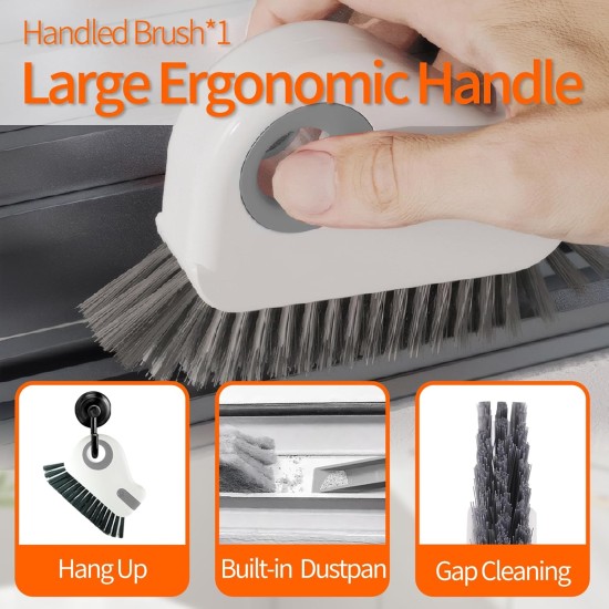 13Pcs Crevice Cleaning Brush Set, Window Groove Cleaning Brush Kit Hard Bristle for Sliding Door, Sill, Tile Lines, Shutter, Corner, Grout, Sink 13Pcs Crevice Cleaning Brush Set, Window Groove Cleaning Brush Kit Hard Bristle for Sliding Door, Sill, Tile Lines, Shutter, Corner, Grout, Sink