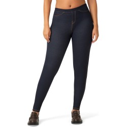 No Nonsense Womens Stretch Denim Leggings with Pockets