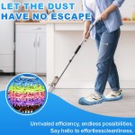 Mop Slippers Shoes 5 Pairs (10 Pieces) - Microfiber Cleaning House Mop Slippers, Floor Cleaning Tools Shoe Cover, Soft Machine Washable Reusable Microfiber Foot Socks for House Kitchen Office