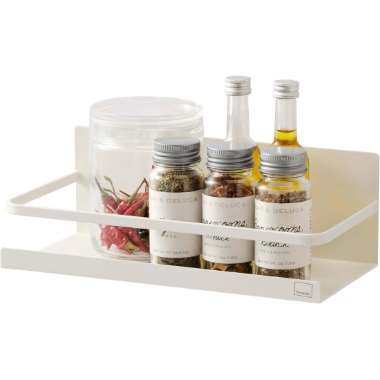 YAMAZAKI Home Plate Magnetic Spice Storage Rack Organizer For Fridge - Steel