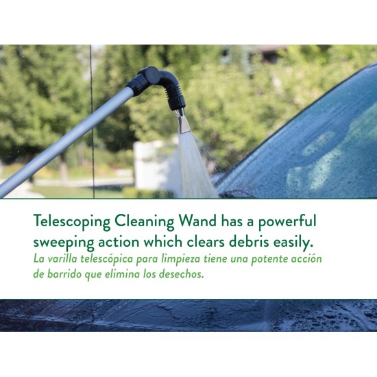 Orbit 58543 Telescoping Gutter Cleaning Wand, Silver