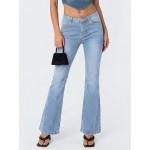 EMMIOL Flare Jeans for Women Trendy, Mid-High Waist Bootcut Bell Bottom Jeans, Stretchy Denim Y2K Pants with Pockets EMMIOL Flare Jeans for Women Trendy, Mid-High Waist Bootcut Bell Bottom Jeans, Stretchy Denim Y2K Pants with Pockets
