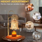 Candle Warmer Lamp with Timer Dimmable, Birthday Gifts for Women Mom, House Warming Gifts New Home Decor, Wax Melt Warmer for Jar Candles