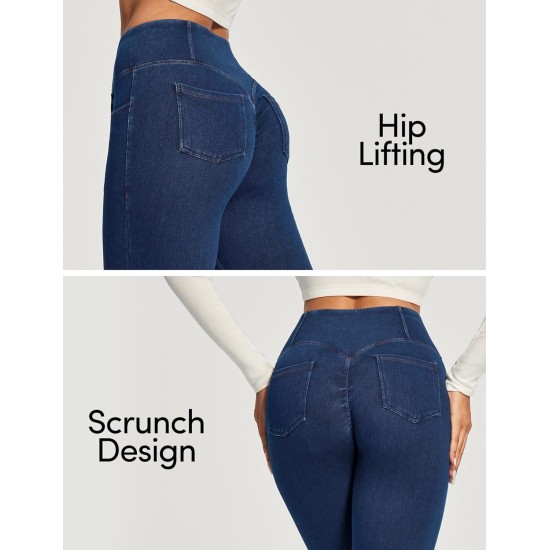 IUGA Butt Lifting Jeans for Women Trendy High Waisted Stretchy Women Jeans Skinny Jeggings Tummy Control with Pockets IUGA Butt Lifting Jeans for Women Trendy High Waisted Stretchy Women Jeans Skinny Jeggings Tummy Control with Pockets