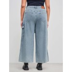 CIDER Baggy Jeans for Women Low Waisted Wide Straight Leg Bow Jeans Denim Pants