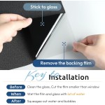 rabbitgoo Blackout Window Film, Sun Heat Blocking Privacy Cover for Glass, Removable Opaque Room Darkening Dark Black Out Window Covers Tint Shades for Home Day Sleep Light Blocker 17.5 x 78.7 Inches