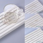 2 PCS Water Absorbent diatomite Coasters, 8.3" x 4" Water Absorbing Stone Tray for Sink, Stone Drying mat for Kitchen Counter, Stone soap Tray Used for Hand Soaps & toiletries & Plants