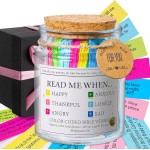 Bible Verse Jar, Read Me When Bible Verses Jar for Daily Encouragement,Christian Gifts for Women,Easter Basket Stuffers, Birthday Gifts,Mothers Day Gift for Mom,Prayer Cards With A 48-inch Ribbon Bow