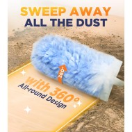 Heavy Duty Duster Refills for Swiffer Duster, 20 Count Duster Refills with 1 Handle, Multisurface 360° Dusters with 4X Microfibers, Unscented Disposable Dusters forCleaning