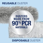 Bona High Performance Dusting System - 1 Extendable Handle, 3 Disposable Dusters, 1 Reusable Duster, & 1 Storage Bag - Extendable Dusting Kit