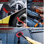 32Pcs Car Detailing Kit, Auto Detailing Brush Set and Drill Brush Attachments with Portable Handbag, Multi-Functional Vehicle Cleaning Tool for Wheels, Windshield