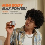 Rechargeable Wireless Pump Travel Storage Bags Set - 20 Pack Portable Space Saver Bags for Travel & Home - Vacuum Compression Packing Seal for Clothes, Blankets, Seasonal Storage