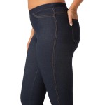 No Nonsense Womens Stretch Denim Leggings with Pockets
