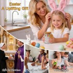 Bible Verse Jar, Read Me When Bible Verses Jar for Daily Encouragement,Christian Gifts for Women,Easter Basket Stuffers, Birthday Gifts,Mothers Day Gift for Mom,Prayer Cards With A 48-inch Ribbon Bow