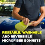 Invisible Glass 95160 Reach & Clean Windshield Cleaning Tool and Car Window Cleaner Tool for Interior and Exterior Auto Glass, Trucks, SUVs, RVs and Home Windows with 2 Microfiber Pads and Storage Bag