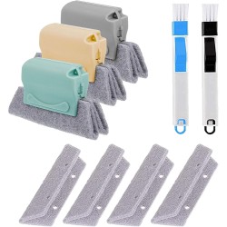 Magic Window Track Cleaner, Window Groove Cleaning Brush Tools Set