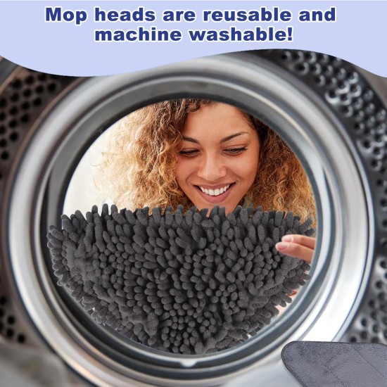 Wall Cleaner Mop with 79 Inches Long Handle, 360° Wall Washer Cleaner Tool for Walls/Ceiling Fans/Dust/Baseboard/Floors Clean, Ceiling Cleaner Tool Duster with Squeegee 6 Replacement Pads Wall Cleaner Mop with 79 Inches Long Handle, 360° Wall Washer Cleaner Tool for Walls/Ceiling Fans/Dust/Baseboard/Floors Clean, Ceiling Cleaner Tool Duster with Squeegee 6 Replacement Pads