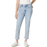 Amazon Essentials Women's Low Stretch Mid-Rise Classic-Roll Boyfriend Crop Jeans