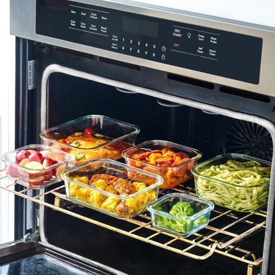 40pc Set Glass Food Storage Containers & Bowls with Airtight Lids - Leakproof BPA-Free Meal Prep Airtight Stackable Lunch Boxes, Kitchen Pantry & Storage Organizers - Microwave Freezer Dishwasher Safe 40pc Set Glass Food Storage Containers & Bowls with Airtight Lids - Leakproof BPA-Free Meal Prep Airtight Stackable Lunch Boxes, Kitchen Pantry & Storage Organizers - Microwave Freezer Dishwasher Safe