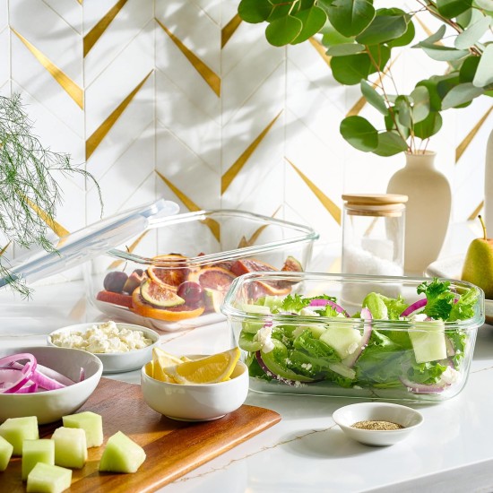 40pc Set Glass Food Storage Containers & Bowls with Airtight Lids - Leakproof BPA-Free Meal Prep Airtight Stackable Lunch Boxes, Kitchen Pantry & Storage Organizers - Microwave Freezer Dishwasher Safe 40pc Set Glass Food Storage Containers & Bowls with Airtight Lids - Leakproof BPA-Free Meal Prep Airtight Stackable Lunch Boxes, Kitchen Pantry & Storage Organizers - Microwave Freezer Dishwasher Safe