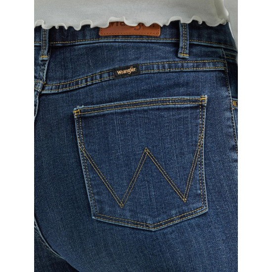 Wrangler Womens High Rise Bold Boot Jean